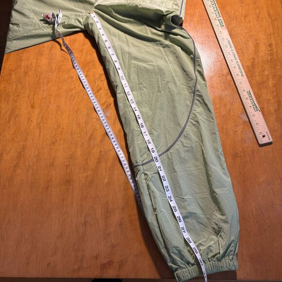 urban outfitters womens sweatpants size M light green with reflective sides - Picture 4 of 5